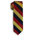 Capelle Collection Gold/Navy/Red Striped Narrow Tie